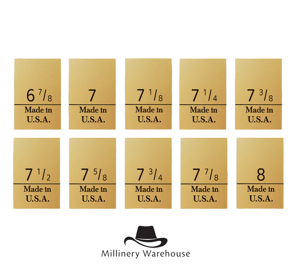Gold Size Labels
