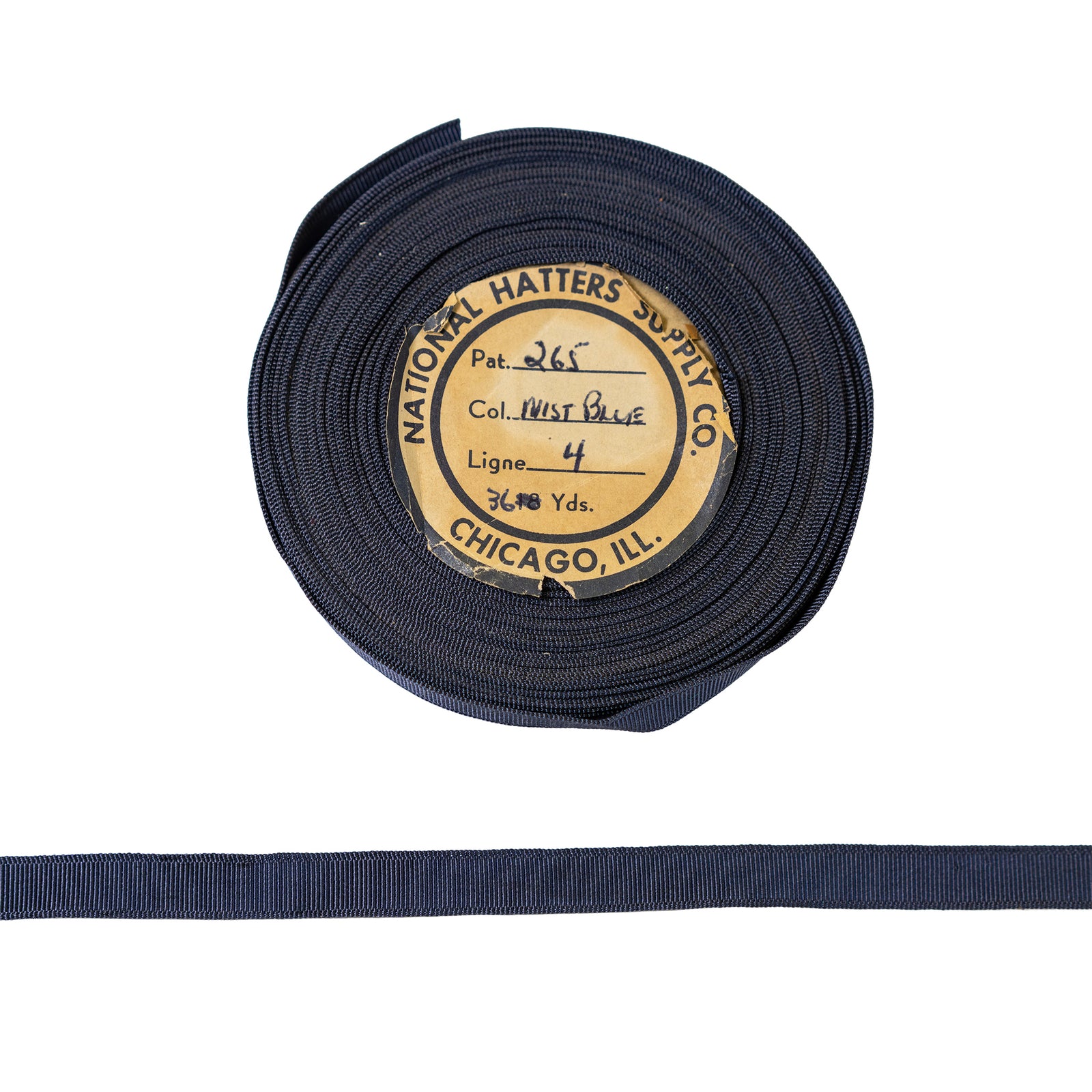 Vintage 3/8" 4 Ligne Grosgrain Ribbon